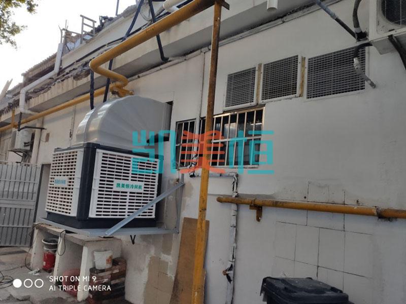 凱美恒水簾空調(diào)解決餐廳廚房太熱問題